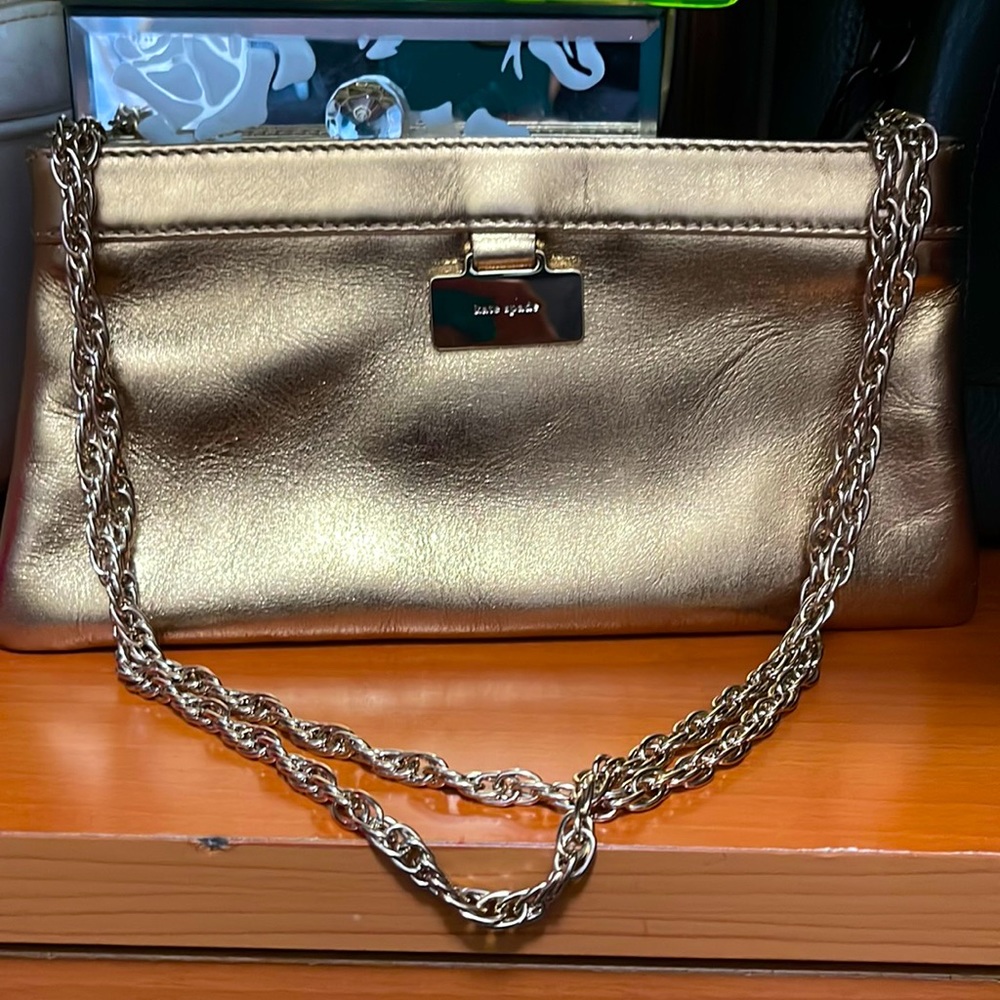 Kate spade gold shoulder bag